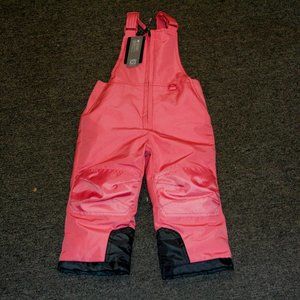 Girls Baby Winter Snow Bibs - 18M